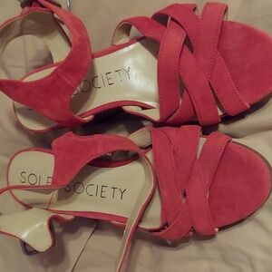 Sole Society  Women's Wedge sandals, size 7.5, Brand new